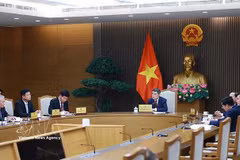 Премьер-министр Ле Минь Хынг провёл телефонный разговор с Премьер-министром Сингапура Лоуренсом Вонгом (Фото: ВИА)