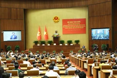 Общенациональная конференция по изучению и реализации четырёх резолюции Политбюро (Фото: ВИА)