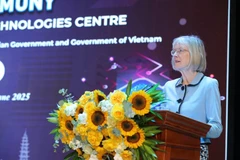 Посол Австралии во Вьетнаме Джиллиан Берд выступает на мероприятии (Фото: Посольство Австралии во Вьетнаме)