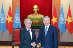 Генсекретарь То Лам принял Генсекретаря ООН Антониу Гутерриша (Фото: ВИА)