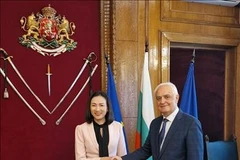 Посол Нгуен Тхи Минь Нгует встречается с министром обороны Атанасом Запряновым