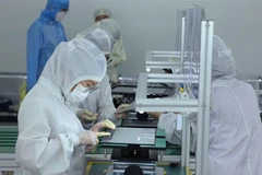 Сборка ноутбуков на экспорт на заводе Heesung Electronics Vietnam Co., Ltd., промышленный парк Чангзуе, район Анзыонг, город Хайфон (Фото: ВИА)