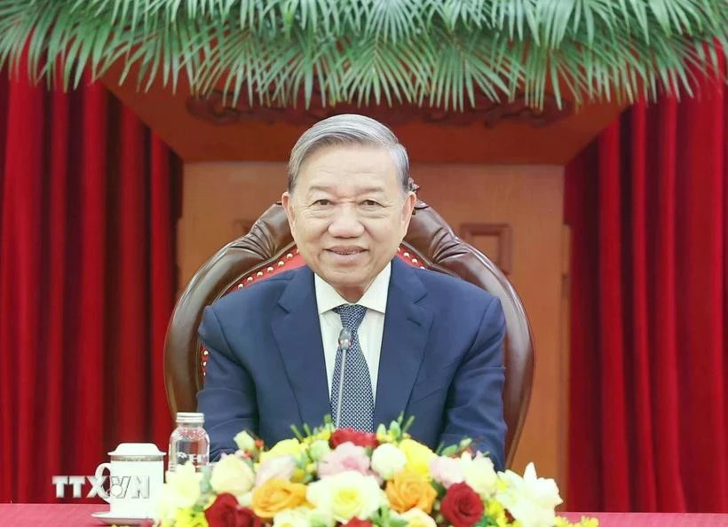 Генеральный секретарь Центрального комитета Коммунистической партии Вьетнама (КПВ) То Лам (Фото: ВИA)