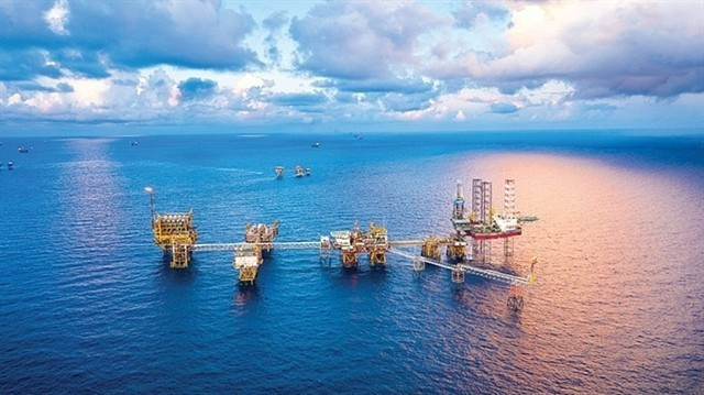 Морская самоподъёмная буровая установка под управлением Petrovietnam. (Фото: pvn.vn) 