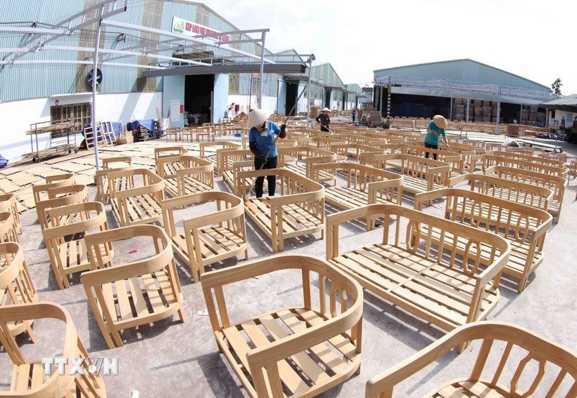 Экспортная выручка от продукции из древесины и деревянных изделий, как ожидается, превысит 18 млрд долларов США в 2025 году. (Фото: ВИА) 