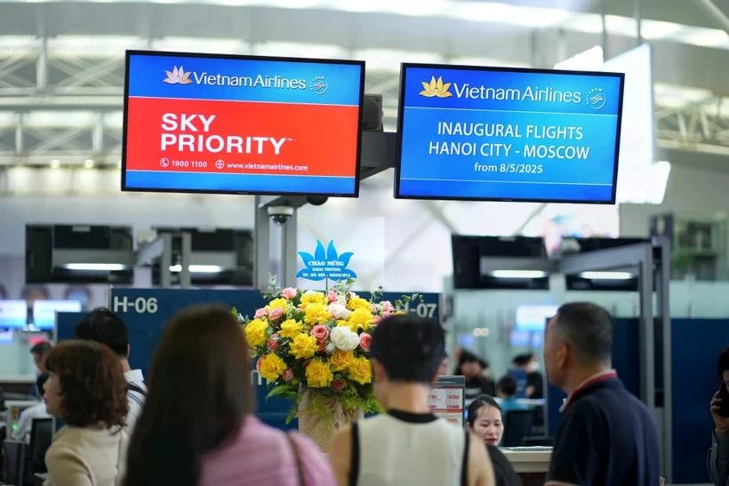 Авиакомпания Vietnam Airlines возобновила прямые рейсы Ханой-Москва 8 мая. (Фото: ВИA)