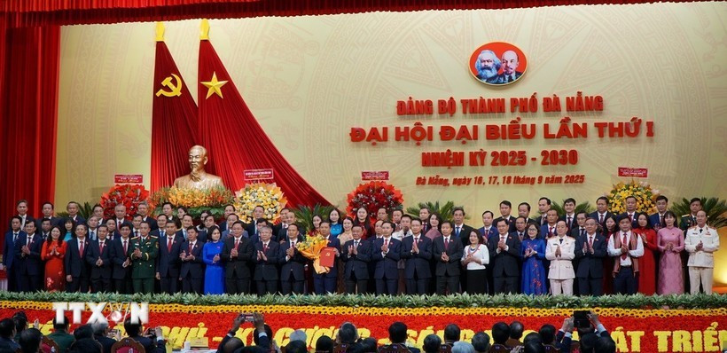 Партийный комитет Дананга на срок 2025–2030 гг. дебютирует на первом партийном съезде города. (Фото: ВИA)
