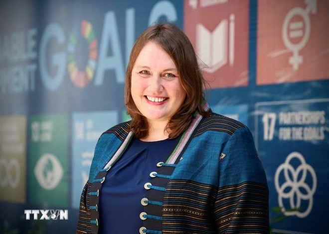 Глава представительства Международная организация по миграции Кендра Ринас (Фото: ВИА) 