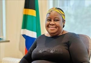 Посол Южно-Африканской Республики во Вьетнаме Вуйисва Тулело (Фото: ВИА).