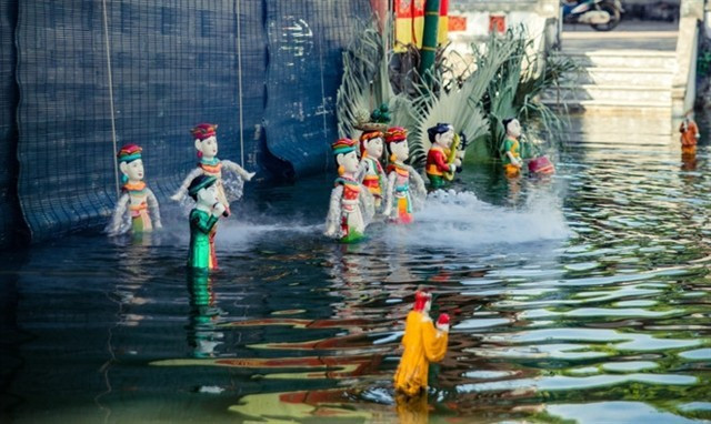 Водный кукольный театр Вьетнама будет представлен на Международном фестивале кукольного искусства 2025 года в ноябре в провинции Куангнинь. (Фото: ВИA) 