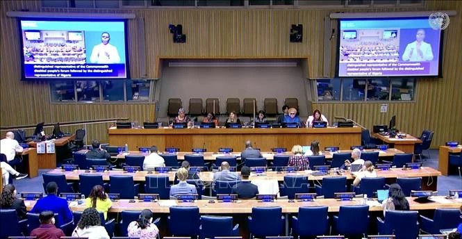 18-я сессия Конференции государств-участников Конвенции о правах инвалидов (COSP18) проходила с 10 по 12 июня в штаб-квартире ООН в Нью-Йорке. (Фото: ВИA)