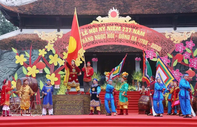 Эпическое художественное представление, воссоздающее героический дух армии Тайшон во время весеннего похода 1789 года. (Фото: ВИА) 