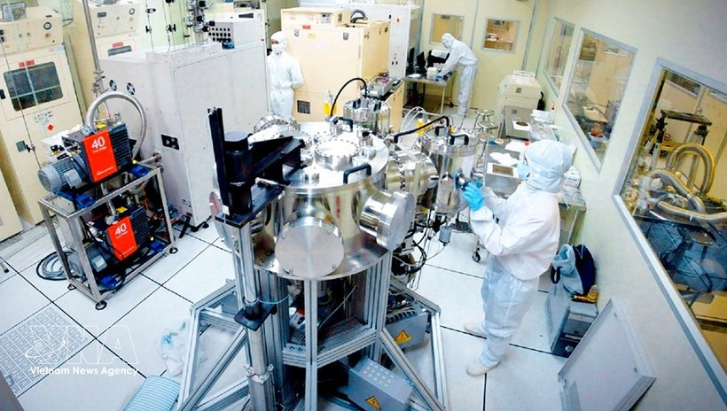 Современная научно-исследовательская лаборатория нанотехнологий Вьетнамского национального университета в Хошимине. Фото: ВИА. 