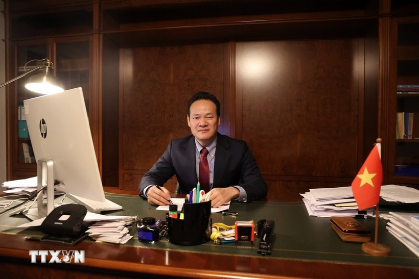 Посол Май Фан Зунг, Постоянный представитель Вьетнама при ООН, ВТО и других международных организациях в Женеве. (Фото: ВИА) 