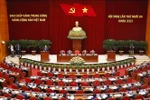 Открывающее заседание 13-го пленума Центрального комитета Коммунистической партии Вьетнама 13-го созыва. (Фото: ВИА)
