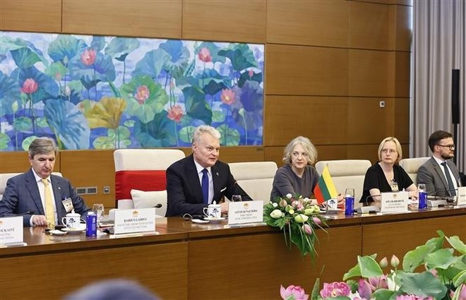 Президент Литвы Гитанас Науседа находится с официальным визитом во Вьетнаме (Фото: ВИA) 2-6008.jpg