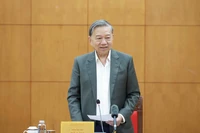 Генсекретарь То Лам выступает на мероприятии (Фото: ВИА)