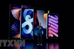 Генеральный директор Apple Apple Тим Кук представил планшет iPad и iPad mini в Купертино (Калифорния, США). (Фото: ВИА)