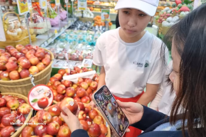 Узнать происхождение продукции посредством сканирования QR-кода (Фото: ВИА)