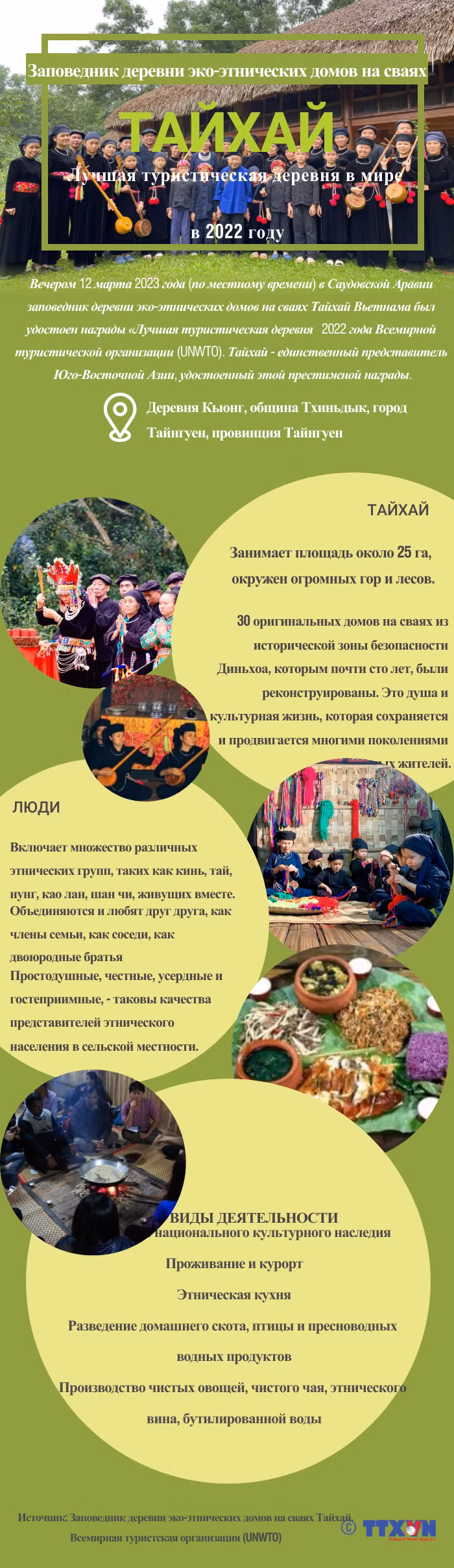 Заповедник деревни эко-этнических домов на сваях - лучшая туристическая деревня в мире ảnh 1