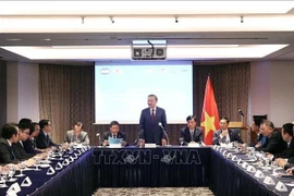 Генеральный секретарь партии То Лам выступает на собрании (Фото: ВИA)