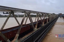 Железнодорожный мост Бать Хо через реку Хыонг.