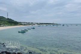 Вид на остров Фукуй (провинция Ламдонг) с моря. (Фото: ВИА)