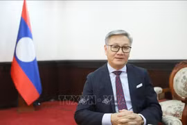 Министр иностранных дел Лаоса Тхонгсаван Фомвихан даёт интервью корреспонденту (ВИА. Фото)