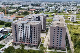 Проект жилого комплекса социального жилья Golden City в районе Лонгсуен провинции Анжанг, введённый в эксплуатацию в июле 2025 года. (Фото: ВИА)