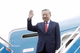 Генеральный секретарь ЦК КПВ То Лам отправился в США для участия в церемонии открытия Совета мира по Газе. (Фото: ВИА)