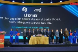 Департамент авторского права и корпорация VTC подписали соглашение о защите авторских прав на контент в цифровой среде - важный шаг в укреплении управления и охраны объектов интеллектуальной собственности в онлайн-пространстве. (Фото: ВИА)