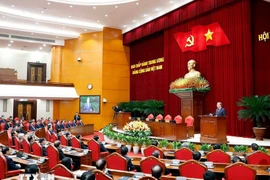 Генеральный секретарь То Лам выступил с заключительной речью на 14-м пленуме Центрального комитета (ЦК) Коммунистической партии Вьетнама (КПВ) XIII созыва. (Фото: ВИА)