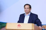 Премьер-министр Фам Минь Тьинь выступает на 19-м заседании Государственного руководящего комитета по ключевым национальным транспортным проектам 31 июля (Фото: ВИА)