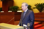 Генсек То Лам выступает с директивной речью на конференции (Фото: ВИА)