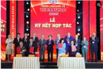 Церемония подписания соглашения о сотрудничестве между партнерами в Vietbuild 2025