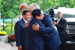 Премьер-министр Фам Минь Тьинь встретился с Первым секретарем, Президентом Кубы Мигелем Диас-Канелем (Фото: ВИА)