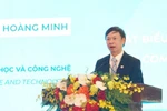 Заместитель министра науки и технологий Хоанг Минь выступает с речью на открытии форума (Фото: Internet)