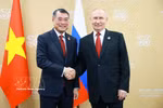 Премьер-министр Ле Минь Хынг провёл встречу с Президентом России Владимиром Путиным (Фото: ВИА)