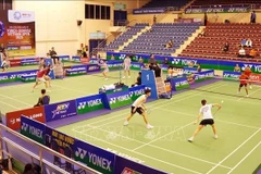 Матчи на Yonex-Sunrise Vietnam Open 2025. (Фото: ВИA)