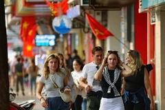 За восемь месяцев этого года общее число посетителей достигло 21,58 миллиона, включая 4,96 миллиона международных туристов (Фото: ВИA).