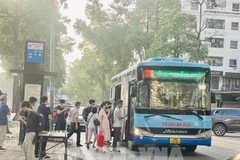Ханой наращивает усилия по переходу на экологичный транспорт. (Фото: ВИA)