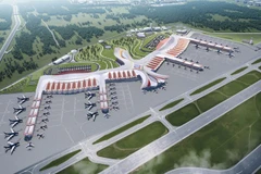 Перспективный вид международного аэропорта Фукуок. (Фото: Sun Group) 