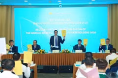 Руководство авиакомпании Vietnam Airlines на годовом общем собрании акционеров 28 июня 2026 года. (Фото предоставлено авиакомпанией) 