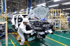 Автомобильная сборочная линия завода Honda Phuc Yen в провинции Футхо. (Фото: ВИА) 