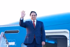 Премьер-министр Фам Минь Тьинь успешно завершил официальный визит в Россию, проходивший с 22 по 25 марта. (Фото: ВИА) 