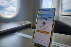 Vietnam Airlines внедряет интернет в полете на международных маршрутах. (Фото: ВИA)
