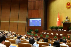 Большинство законодателей голосуют за резолюцию о применении ряда специальных механизмов и политик для стимулирования развития социального жилья. (Фото: ВИA)