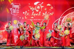 Выступление на церемонии открытия программы Happy Tet 2026 6 февраля. (Фото: ВИА) 