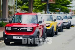 Модель VF3 сохранила позиции бестселлера VinFast в октябре 2025 года. (Фото: ВИА) 