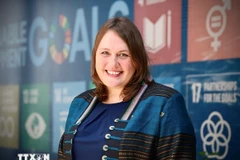 Глава представительства Международная организация по миграции Кендра Ринас (Фото: ВИА) 